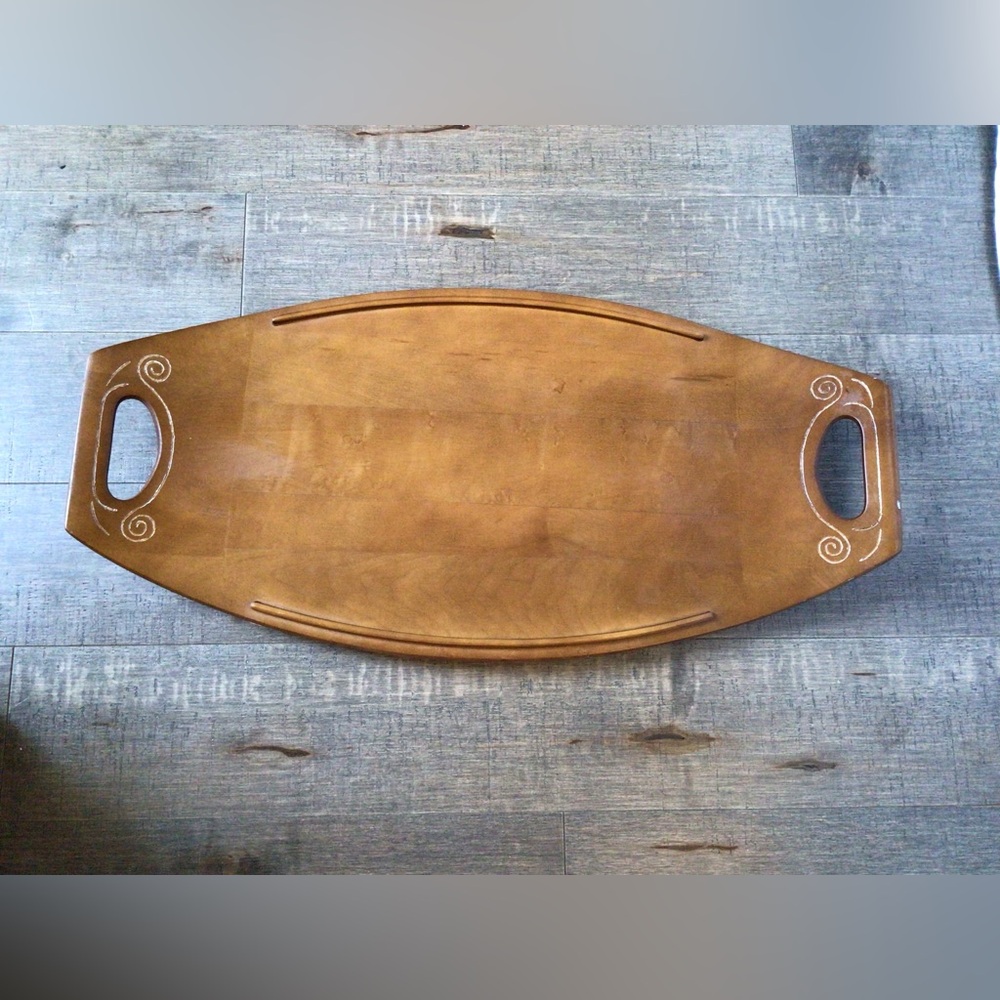 Vintage baribocraft wooden tray